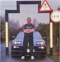 Gerry Speechley and his BMW 850CSi